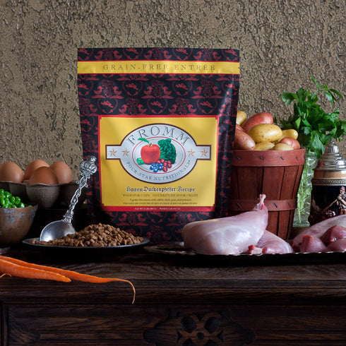 Fromm Four-Star Grain Free Dry Cat Food - Hasen Duckenpfeffer - 4lb Bag